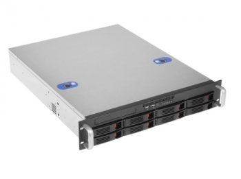 Корпус для монтажа в стойку ExeGate Pro 2U550-HS08 <RM 19", высота 2U, глубина 550, без БП, 8xHotSwap, USB>
