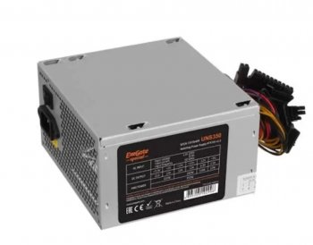 Блок питания 350W ExeGate UN350, ATX, PC, 12cm fan, 24p+4p, 3*SATA, 2*IDE, FDD + кабель 220V в комплекте