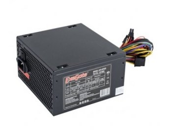 Блок питания 350W ExeGate XP350, ATX, PC, black, 12cm fan, 24p+4p, 3*SATA, 2*IDE, FDD + кабель 220V в комплекте