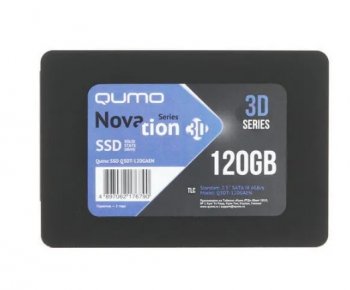 Твердотельный накопитель (SSD) QUMO 120GB Novation TLC Q3DT-120GSCY {SATA3.0} OEM