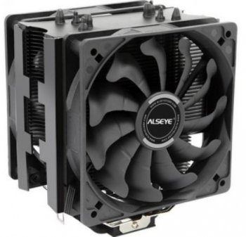 Вентилятор Alseye S120D-B Universal, TDP 135W, 2x120FAN, 4 heat pipe, PWM, RTL