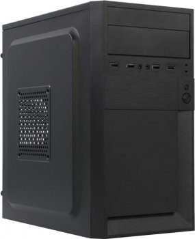 Корпус Exegate EX291141RUS Minitower ExeGate BAA-105-01AAA400 (mATX, БП AAA400 с вент. 8см, 4*USB, аудио, черный)