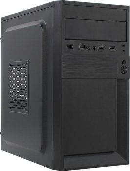 Корпус Exegate EX291142RUS Minitower ExeGate BAA-105-01-AAA450 (mATX, БП AAA450 с вент. 8см, 4*USB, аудио, черный)