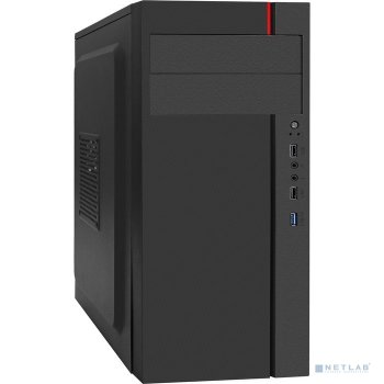 Корпус Exegate EX290184RUS Miditower ExeGate AA-440U-AA400 (ATX, AA400 8 см, 2*USB+1*USB3.0, аудио, черный)