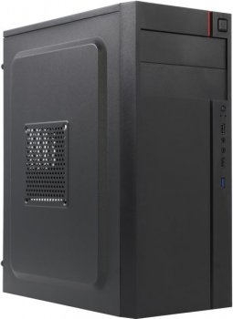 Корпус Exegate EX290187RUS Miditower ExeGate AA-440U-AA500 (ATX, AA500 8 см, 2*USB+1*USB3.0, аудио, черный)