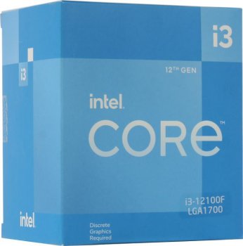 Процессор Intel Core i3-12100F BOX LGA1700