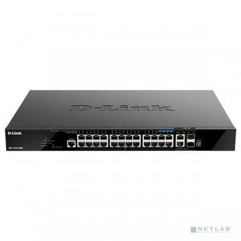 Коммутатор D-Link DGS-1520-28MP/A1A 24x1Гбит/с 2x10Гбит/с 4x2.5Гбит/с 2SFP+ 24PoE+ 370W управляемый