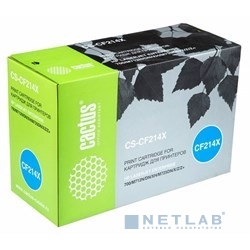 Картридж Cactus CS-CF214X CF214X черный (17500стр.) для HP LaserJet 700/M712