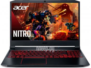 Ноутбук Acer Nitro 5 AN515-55-795H <NH.QB0ER.004> (Intel Core i7 10750H 2.6Ghz/8GB/512GB SSD/GeForce RTX 3050 4GB/15.6" FHD IPS/Eshell)