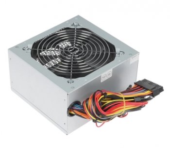 Блок питания 450Вт Power Supply Foxline, 450W, ATX, APFC, 120FAN, CPU 4+4 pin, MB 24pin, 5xSATA, 2xPATA, 1xFDD, 1xPCI-E 6pin, 80+