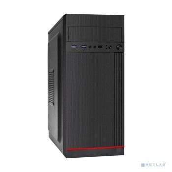 Корпус Exegate EX290189RUS Miditower ExeGate AA-442U2-AA450 (ATX, AA450 8 см, 1*USB+2*USB3.0, аудио, черный)