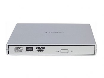 Привод DVD внешний Внешний DVD-привод с интерфейсом USB 2.0 Gembird DVD-USB-02-SV пластик, серебро