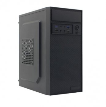 Корпус Exegate EX291272RUS Minitower ExeGate BAA-109U2-AAA350 (mATX, AAA350 8см, 2*USB+2*USB3.0, аудио, черный)