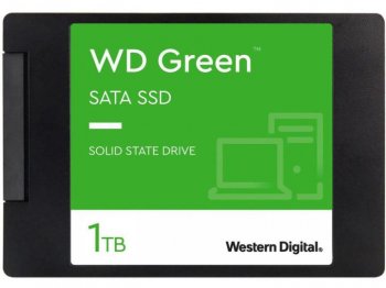 Твердотельный накопитель (SSD) WD 1Tb Green 3D NAND WDS100T3G0A 2,5" SATA-III (TLC) R/W 545/385MB/s