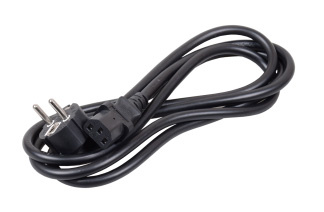 Кабель питания ITK PC-C13D-1M C13-Schuko проводник.:3x1.5мм2 1м 230В 10А (упак.:1шт) черный