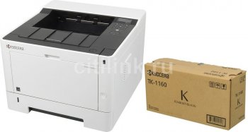 Принтер лазерный монохромный Kyocera Ecosys P2040DN bundle A4 (в комплекте: + картридж)