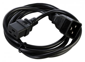 Кабель питания Rem R-16-CORD-C19-S-1.8 C19-Schuko проводник.:3x1.5мм2 1.8м 250В 16А (упак.:1шт) черный