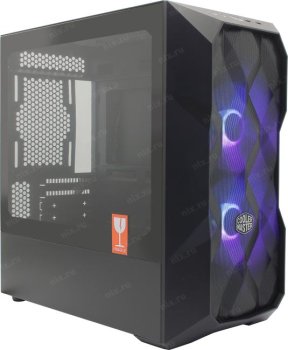 Корпус Minitower Cooler Master <TD300-KGNN-S00> Masterbox TD300 Mesh Black&Black MicroATX Без БП