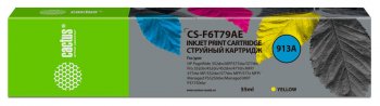 Картридж Cactus CS-F6T79AE 913A желтый (55мл) для HP PW 352dw/377dw/Pro 477dw/452dw