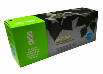 Картридж Cactus CS-CE742A CE742A желтый (7300стр.) для HP CLJ CP5220/CP5221/CP5223/CP5225/CP5227/CP5229