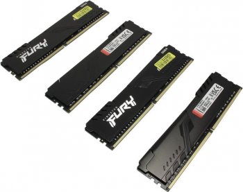 Оперативная память Kingston Fury Beast <KF432C16BBK4/128> DDR4 DIMM 128Gb KIT 4*32Gb <PC4-25600> CL16