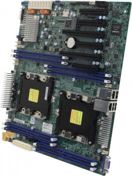 Материнская плата SuperMicro X11DPL-I (OEM) Dual LGA3647 <C621> 2xPCI-E DSub 2xGbLAN SATA RAID ATX 8DDR4