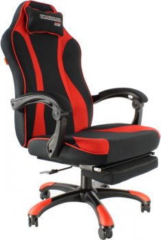Кресло <7089915> для геймера Chairman Game 35 ткань чёрный/красный