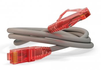 Кабель UTP Hyperline PC-LPM-UTP-RJ45-RJ45-C5E-5M-LSZH-GY PC-LPM-UTP-RJ45-RJ45-C5E-5M UTP RJ-45 вил.-вилка RJ-45 кат.5E 5м серый LSZH (уп.:1шт) 24AWG