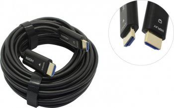 Кабель Active Optical HDMI to HDMI (19M -19M) 10м ver2.0, 18Gbps, 3D, HDCP2.2, HDR10