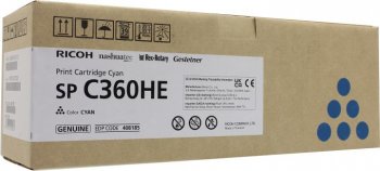 Картридж Ricoh <SP C360HE Cyan>