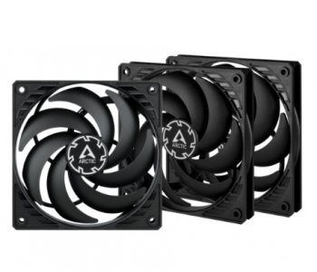Вентилятор Arctic <ACFAN00275A> P12 SLIM PWM PST Value pack (4пин, 120x120x15мм, 0-2100об/мин, уп 3 шт)
