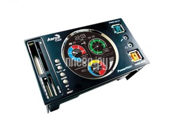 Контроллер системы охлаждения LCD панель Aerocool Power Watch Black EN42307