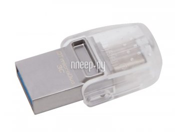 Накопитель USB 256Gb - Kingston DataTraveler microDuo 3C DTDUO3CG3/256GB