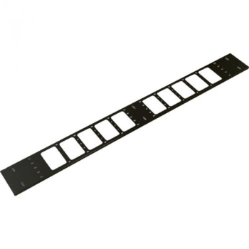 Кабельный органайзер Вертикальный ЦМО ВКО-М-42.150-9005 односторонний окна 42U глуб.:12мм