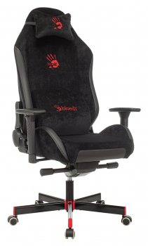 Кресло для геймера A4Tech Bloody GC-450 черный текстиль/эко.кожа крестовина металл