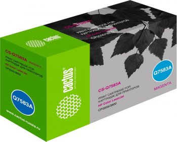 Картридж Cactus CS-Q7583A Q7583A пурпурный (6000стр.) для HP CLJ CP3505/3800
