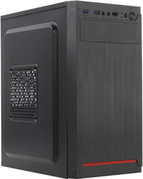 Корпус Minitower Exegate <BAA-114U2> Black MicroATX 350W (24+4пин) <EX292357RUS>