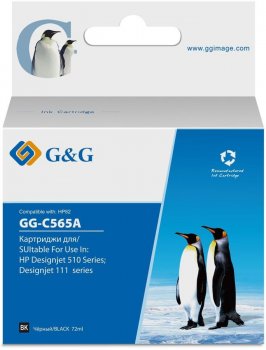 Картридж G&G GG-C565A Black для HP DesignJet 510/111
