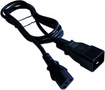 Кабель питания Lanmaster LAN-PP13/20-3.0-BK C13-C20 проводник.:3x0.75мм2 3м 220В 10А (упак.:1шт) черный