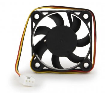 Вентилятор Gembird, 50x50x10, втулка, 3 pin, провод 25 см