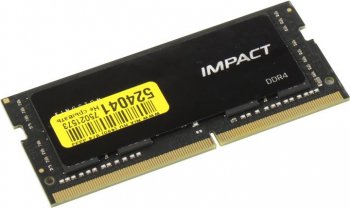Оперативная память для ноутбуков Kingston FURY Impact <KF426S15IB1/16> DDR4 SODIMM 16Gb <PC4-21300> CL15 (for NoteBook)