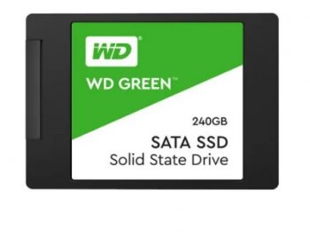 Твердотельный накопитель (SSD) Western Digital SSD 240 Gb SATA 6Gb/s WD Green <WDS240G3G0A> 2.5"