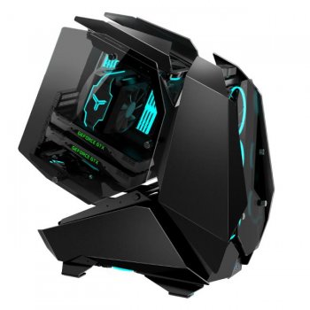 Корпус Minitower JONSBO Mechwarrior II <MOD5 Black> ATX без БП, с окном