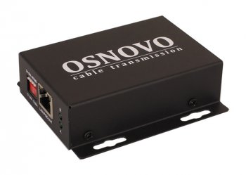 Усилитель PoE OSNOVO <E-PoE/1A> PoE удлинитель (10/100 Mbps, 250м, 30W)
