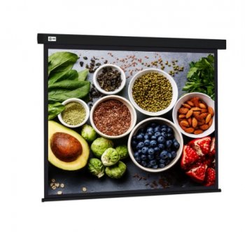 Экран для проектора Cactus 187x332см Wallscreen CS-PSW-187X332-BK 16:9 настенно-потолочный рулонный черный