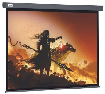 Экран для проектора Cactus 213x213см Wallscreen CS-PSW-213X213-SG 1:1 настенно-потолочный рулонный серый