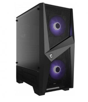 Корпус Miditower MSI MAG FORGE 100M ATX Без БП 3x120мм RGB