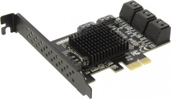 Контроллер Espada <PCIe8SATAMar> (RTL) PCI-Ex1, SATA, 8port-int <45579>