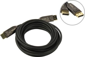 Кабель VCOM <D3751-5м> optical DisplayPort (M) -> DisplayPort (M) 5м ver1.4