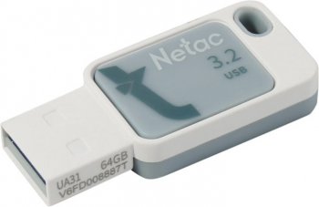 Накопитель USB Netac <NT03UA31N-064G-32BL> USB3.2 Flash Drive 64Gb (RTL)